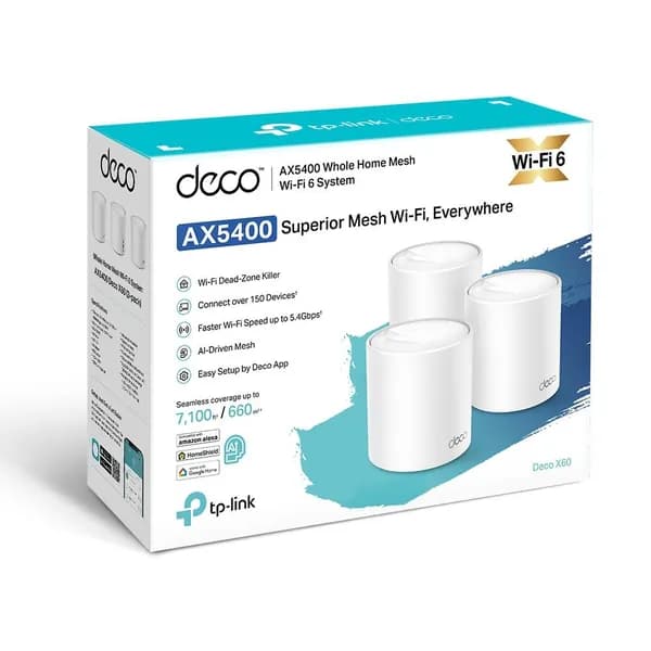 TP-Link Deco X60 V3.20 AX5400 Весь домашний Mesh Wi-Fi 6 Unit 3