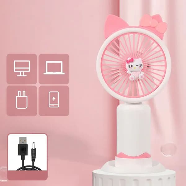 Sanrio 2024 новый ручной маленький вентилятор
