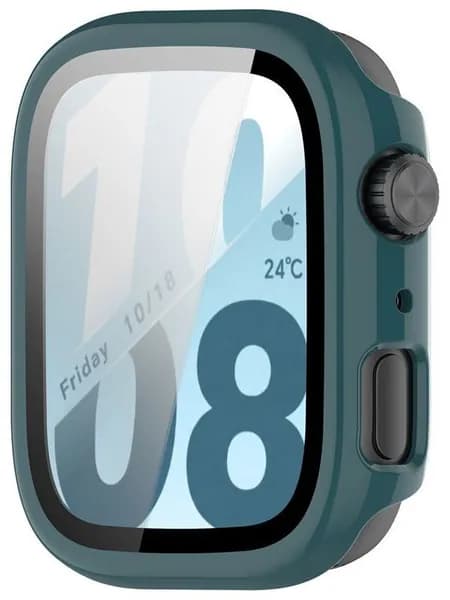 Чехол для Honor Watch X5i из поликарбоната, жесткий чехол для HONOR X5I, полностью закрывающий экран, защитная пленка на стекло.