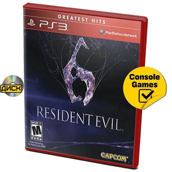 Игра PS3 Resident Evil 6 (PlayStation 3, Русская версия)