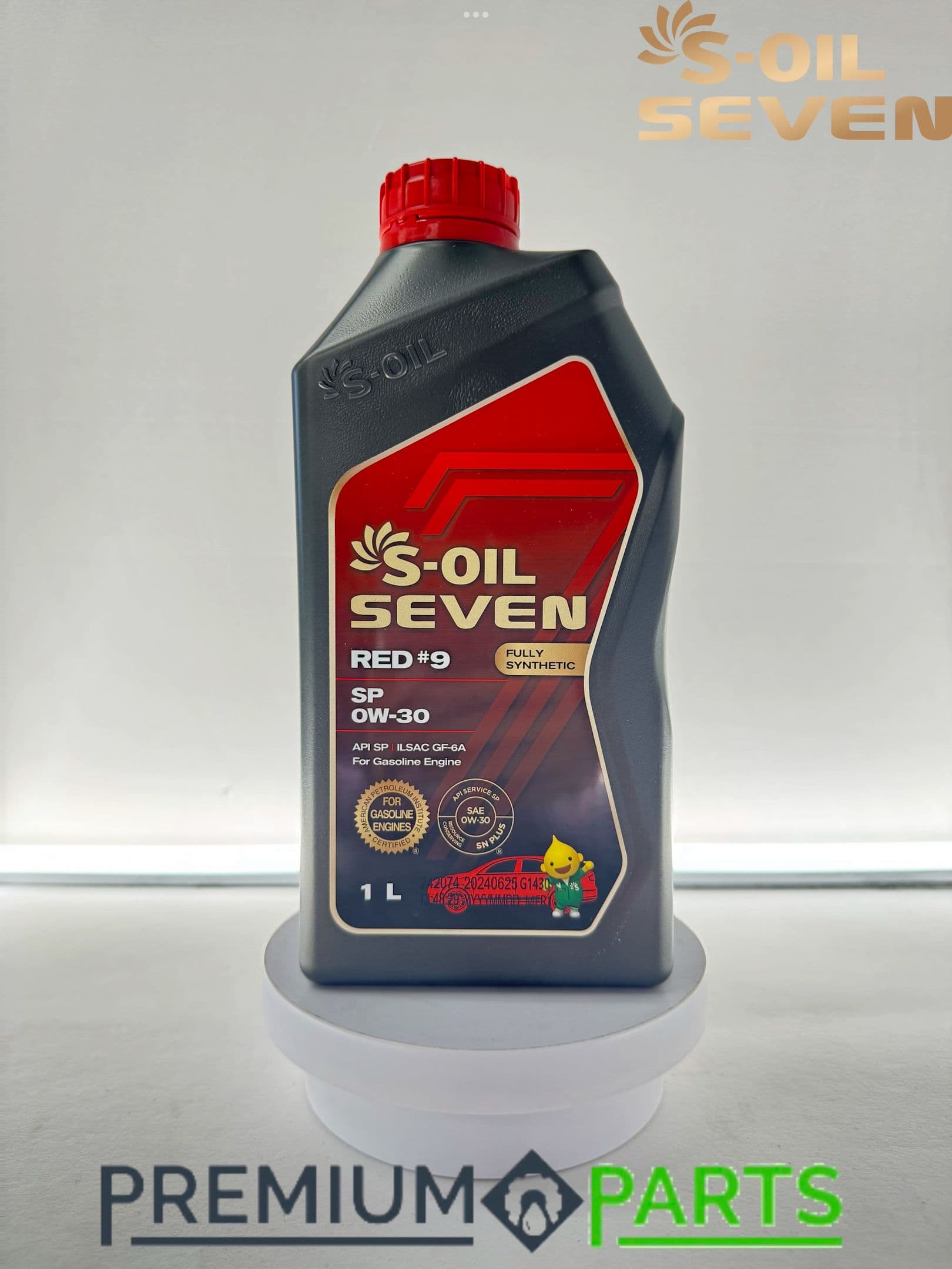 S-OIL SEVEN RED #9 0W-30 Масло моторное, Синтетическое, 1 л