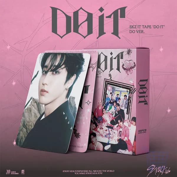 VOFIRROB STRAY KIDS Набор из 55 LOMO-карточек с 3-м специальным альбомом DOIT, мини-фотокарточки K-POP SKZOO