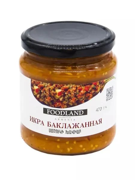 Икра баклажанная FOODLAND 470 г