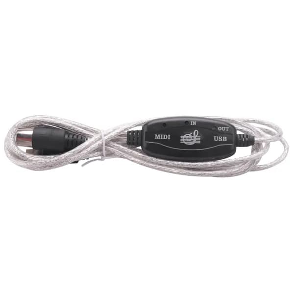 (P A E Q) Преобразователь кабеля MIDI в USB, переходник с ПК на синтезатор, музыкальная клавиатура, адаптер совместим домашней музыкальной студии