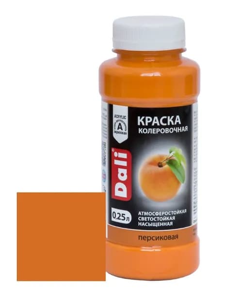 DALI Краска, Водно-дисперсионная, 0.25 л, оранжевый