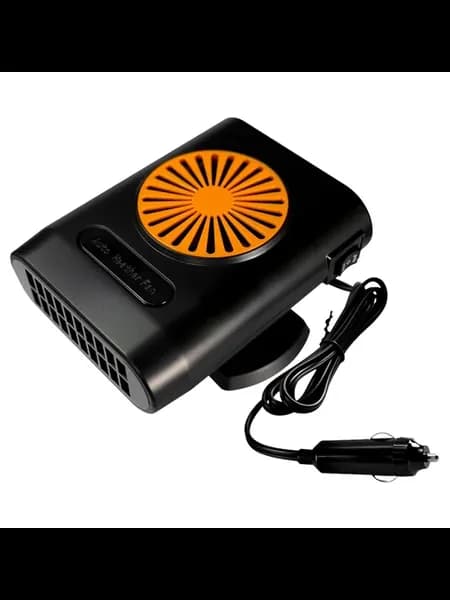 Обогреватель 12V для авто, вентилятор, дефоггеры (оранжевый)