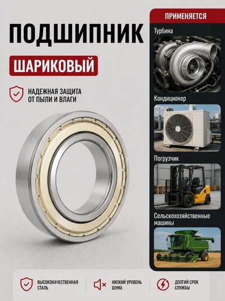 Подшипник шариковый 80109 (6009-2Z) ППК 45x75x16