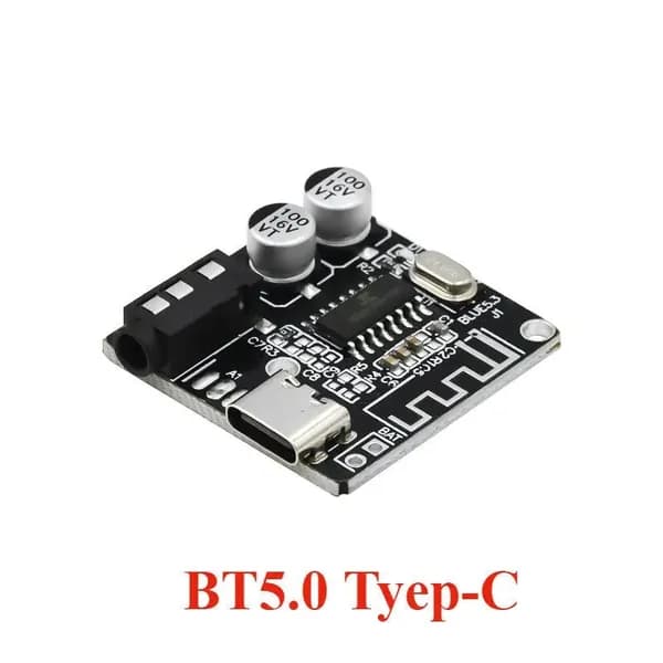 Плата аудиоприемника Bluetooth VHM-314, плата декодера Bluetooth 5.0 4.1 MP3 без потерь, беспроводной музыкальный стереомодуль DIY Micro / Type-C USB 3.7V-5V