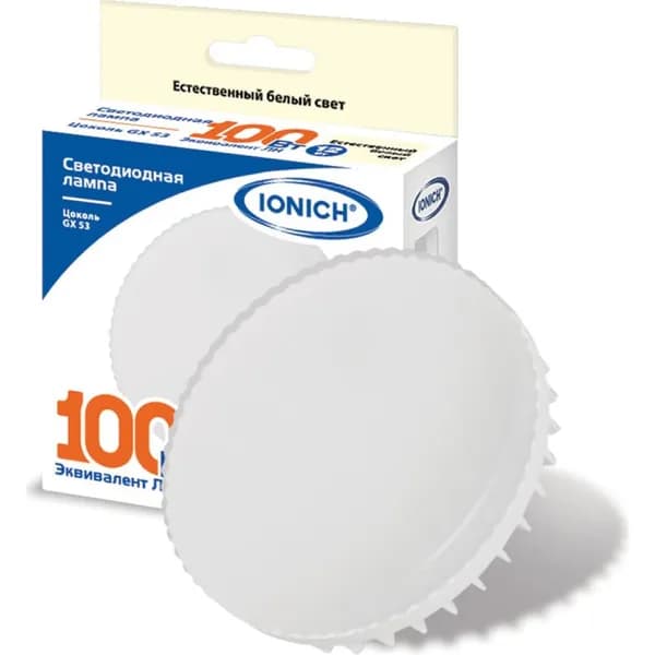 IONICH Лампа светодиодная ILED-SMD2835-12-1080-230-4-GX53 1139