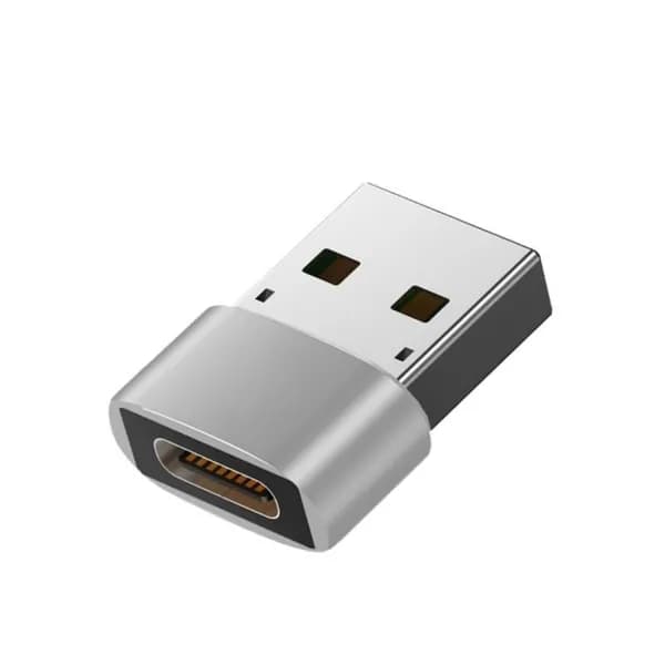 Переходник USB-C на USB, Серебро - USB2.0
