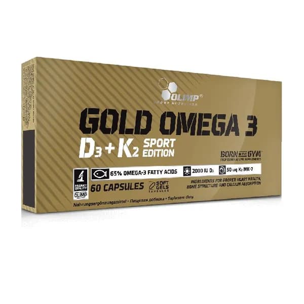 Gold Omega 3 D3+K2 Sport Edition Olimp (60 кап)