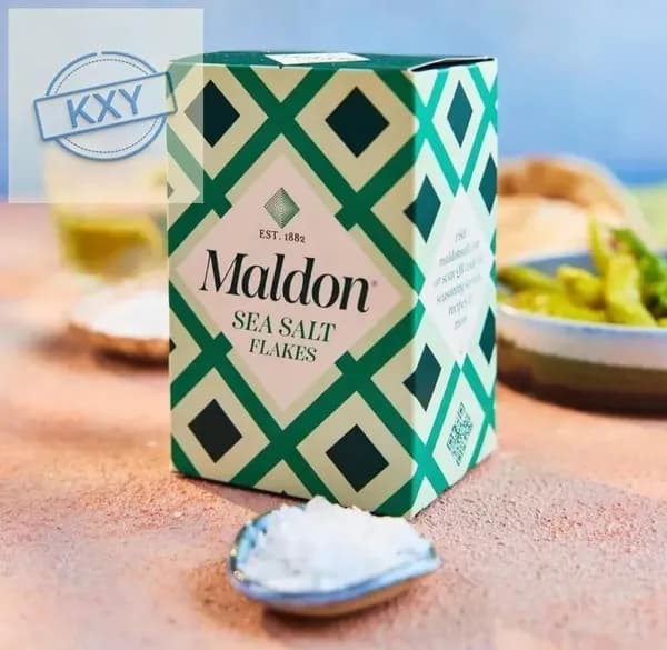 Maldon Хлопья морской соли 250 г, натуральная пищевая соль для кухни