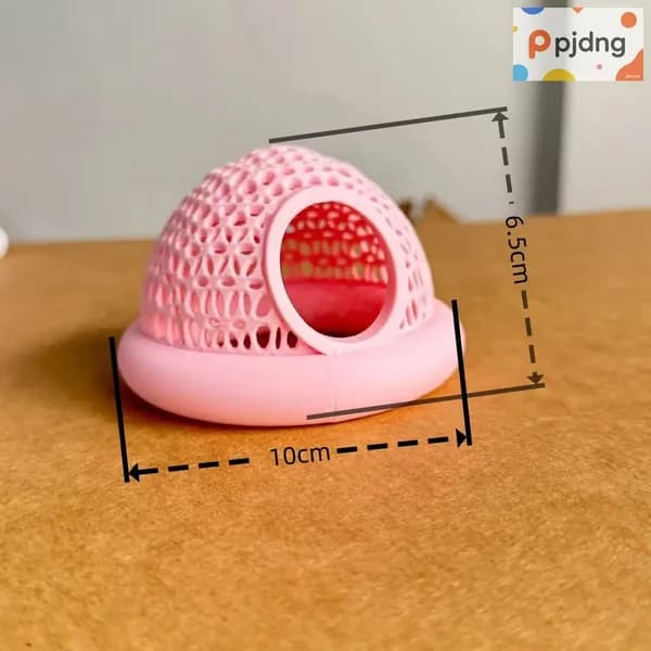 Эксклюзивный аквариумный декор из PLA, созданный методом 3Dпечати, применяется как укрытие и плавучий домик для рыб