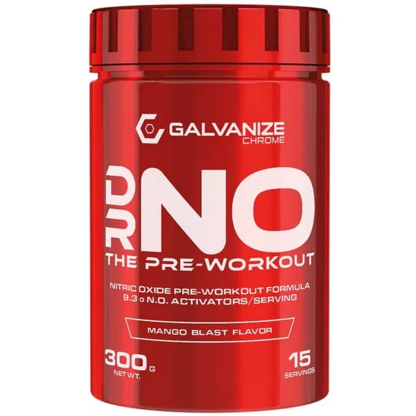 Предтренировочный комплекс Galvanize Nutrition DR. N.O. The Pre-Workout - 300 г, манго
