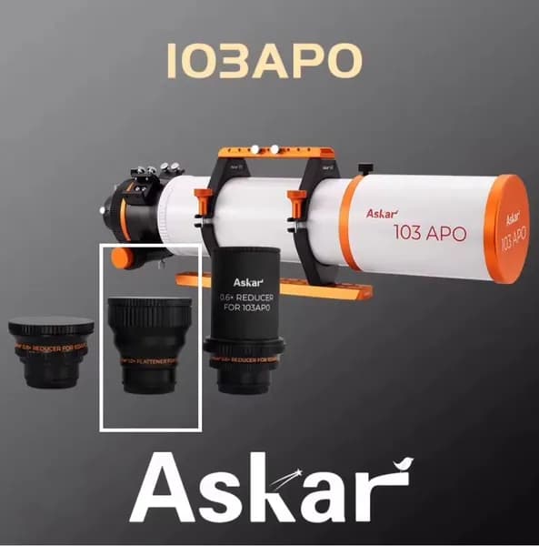askar 1x flattener for 103 apo,Линза с плоским полем зрения
