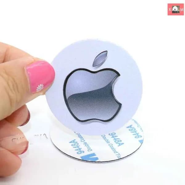 Ключ для домофона T5577 метка наклейка 40 мм на мобильный телефон (1шт) RFID 125kHz EM-Marin - перезаписываемая заготовка из ПВХ для копирования бесконтактных брелков и карт .