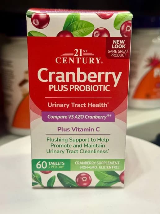 Cranberry Plus Probiotic - Клюква и пробиотики, 60 таблеток