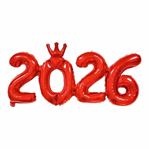 2026 Фольгированные шары с цифрами