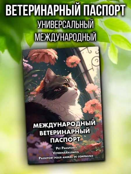 Ветеринарный паспорт для кошек и собак международный