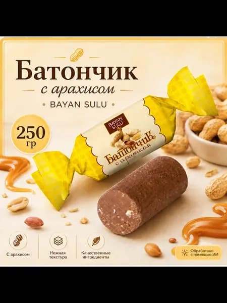 Батончик с арахисом 250 гр