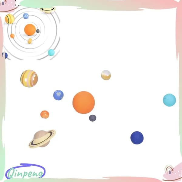Модель солнечной системы, обучающая игрушка для детей, 9 планет