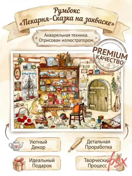 Румбокс-Антистресс "Пекарня-Сказка на закваске"