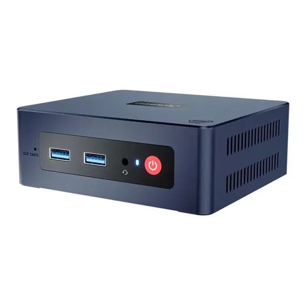 Beelink Мини-ПК (Intel Celeron N5095, RAM 8 ГБ, SSD 128 ГБ, Intel UHD Graphics, Windows 11 Pro), темно-синий