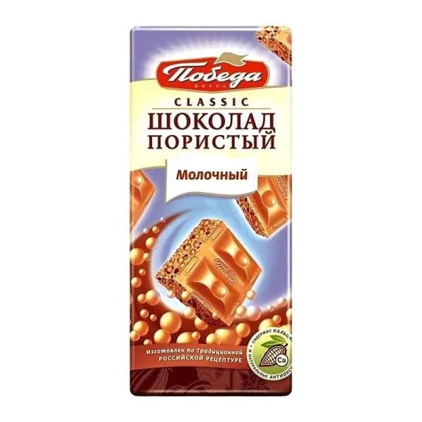 Шоколад молочный Classic пористый Победа вкуса 65г