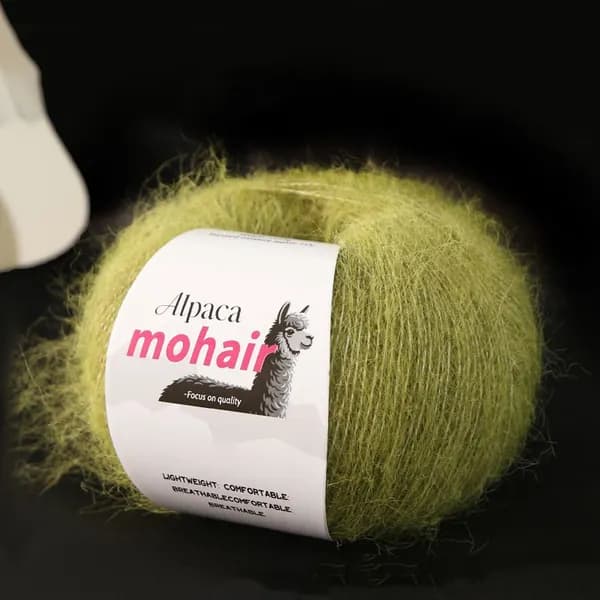 1 кусок Пряжа из альпаки и мохера, для вязаного свитера 25 г