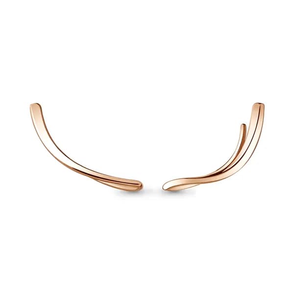 Серьги кафы из золота 375 пробы