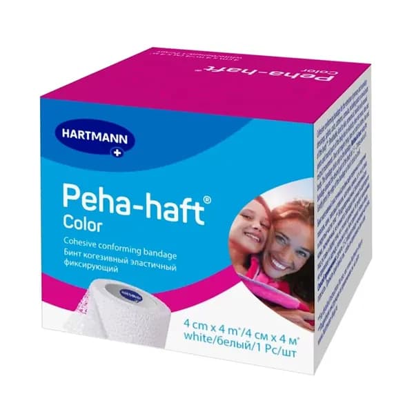 Бинт Paul Hartmann Peha-haft самофиксирующийся когезиновый 4 см х 4 м 9324835 белый