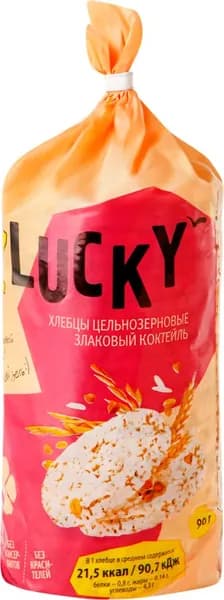 Хлебцы мультизлаковые Z LUCKY хрустящие, 90г