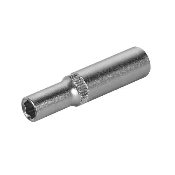 Головка торцевая глубокая КОБАЛЬТ 1/4", 6 мм, Cr-V (1 шт.)