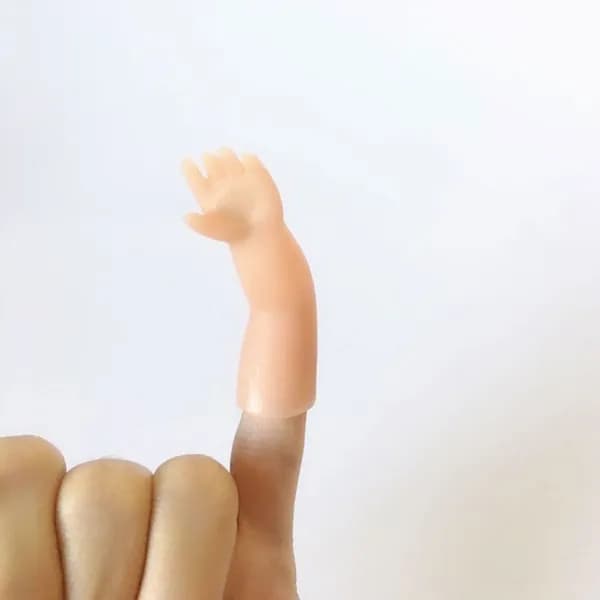 Силиконовая Рука Для Фокусов С Монетой Размер 6x1.5Cm