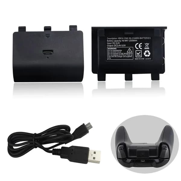 Аккумулятор для джойстика 1200mAh с зарядкой и USB-кабелем