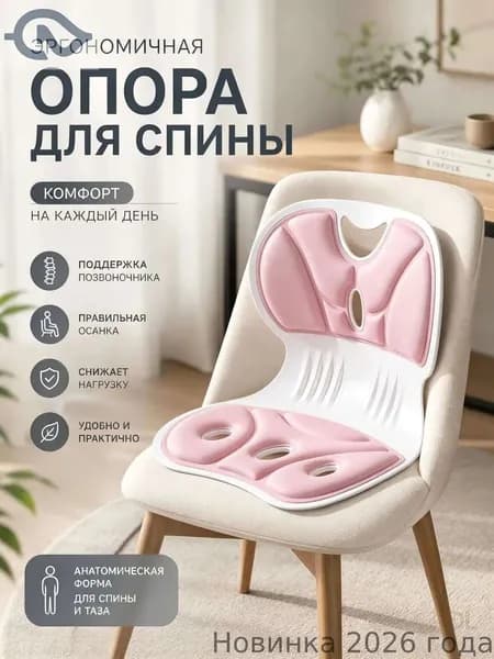 Ортопедический стул, Ткань, розовый31