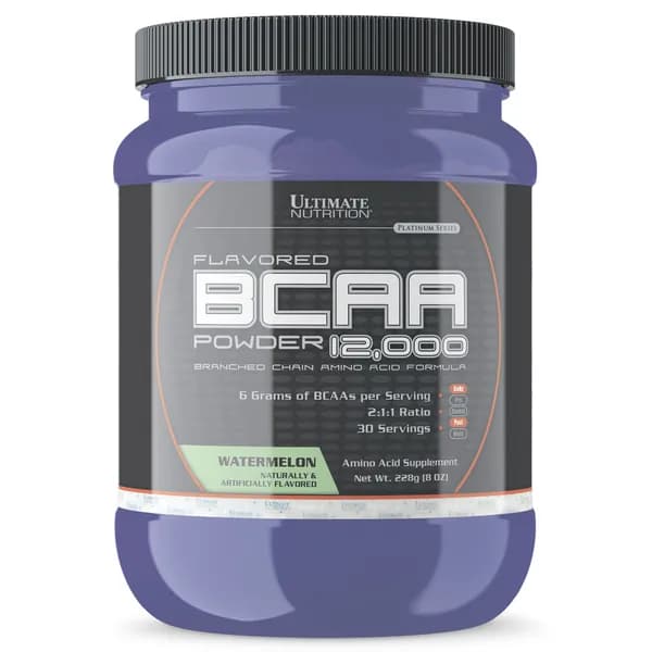 Альтимейт Нутришин Флаворед БЦАА 12000 Паудер Арбуз 228 гр / Ultimate Nutrition Flavored BCAA 12000 Powder