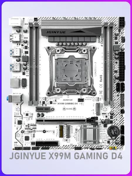 JGINYUE 2011-3 X99M GAMING D4, LGA 2011-3, DDR4, Материнская плата