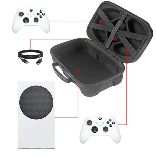 Чехол для переноски Xbox Series S из нейлона и EVA с защитой от ударов