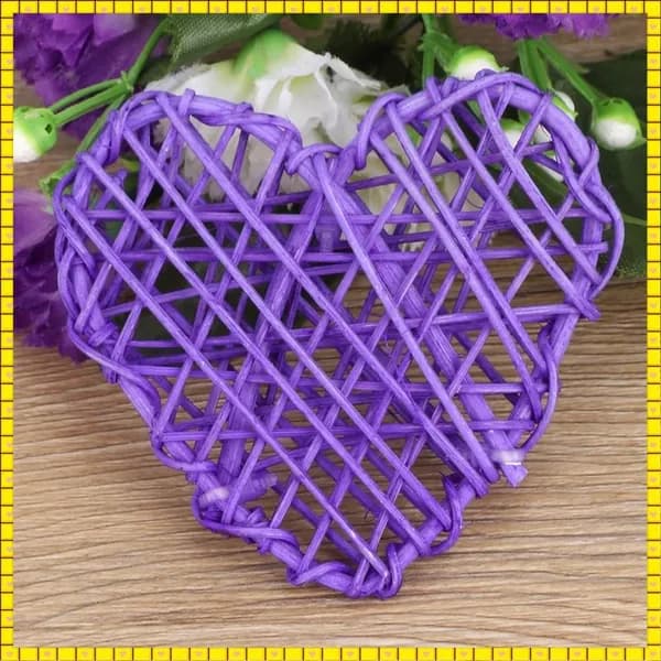 Сердце из ротанга