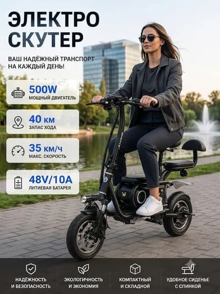 Электровелосипед, 500 Вт