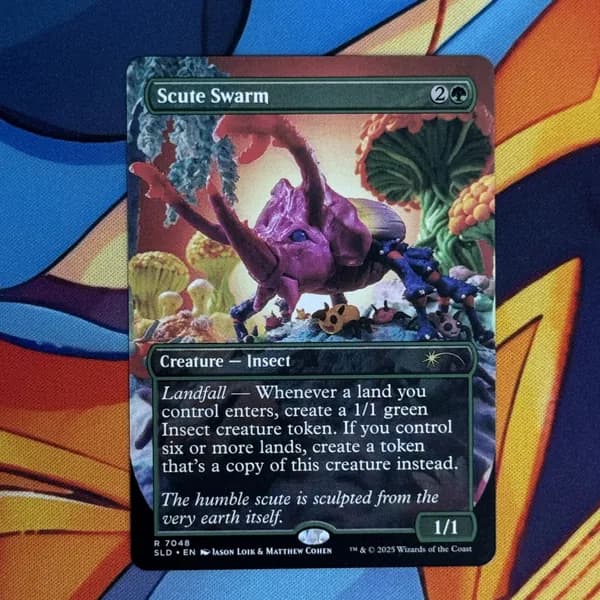 Кастомные прокси-карты высокого качества, MTG PROXY CARDS фойловые карты не, стандартный размер Scute Swarm SLD #7048