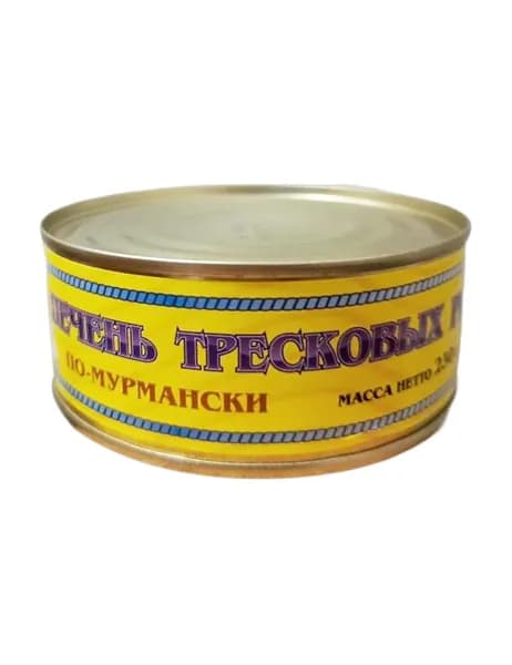 Печень тресковых по-мурмански Хозяин Балтики 230г 1шт