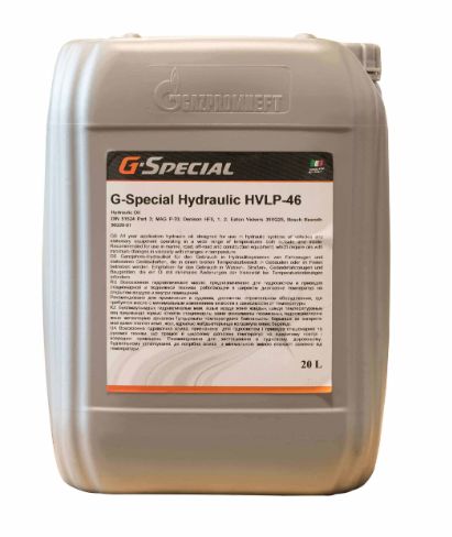 Гидравлическое масло G-Special Hydraulic HVLP-46, 20л