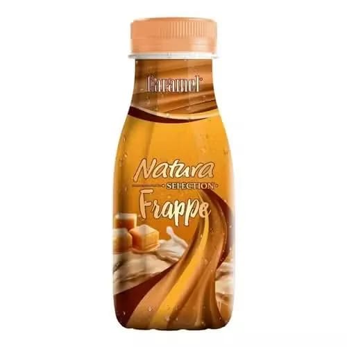 Напиток молочный кофейный Natura Selection Frappe сoffee caramel Кофе фраппе со вкусом карамели охлажденный 250 г