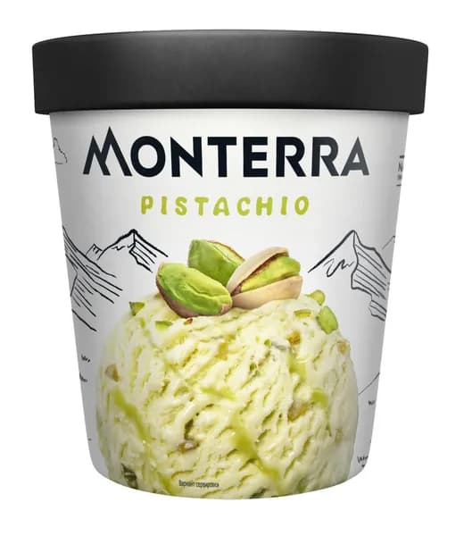 Мороженое сливочное Monterra Фисташковое, 287г