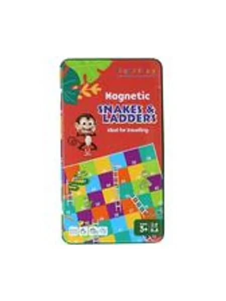 Einfuhrung in das magnetische Reisespiel in Dosen-Schlangenleiter Настольная игра