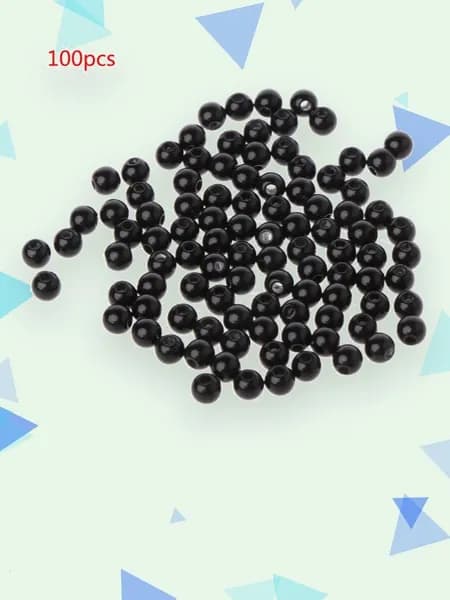 Глаза для кукол 3-12 мм, 100 шт, - 6MM