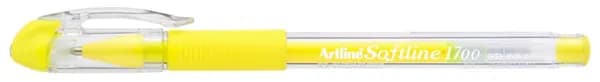 Гелевая ручка Artline Softline 1700, 0,7 мм, флуоресцентный жёлтый