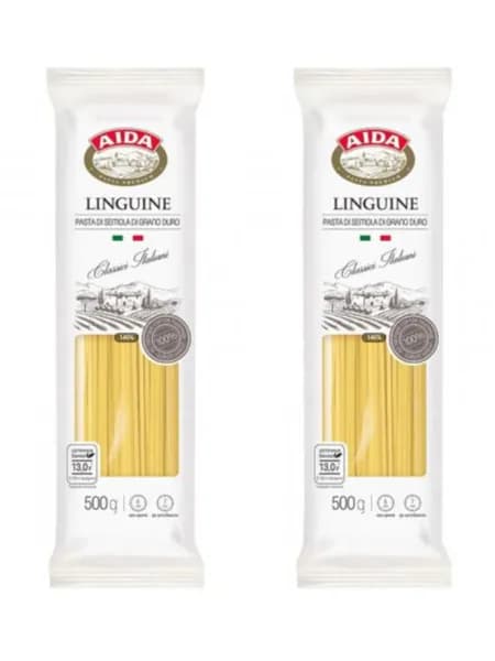 Aida Лапша Лингуине Linguini, 500 г, 2 шт